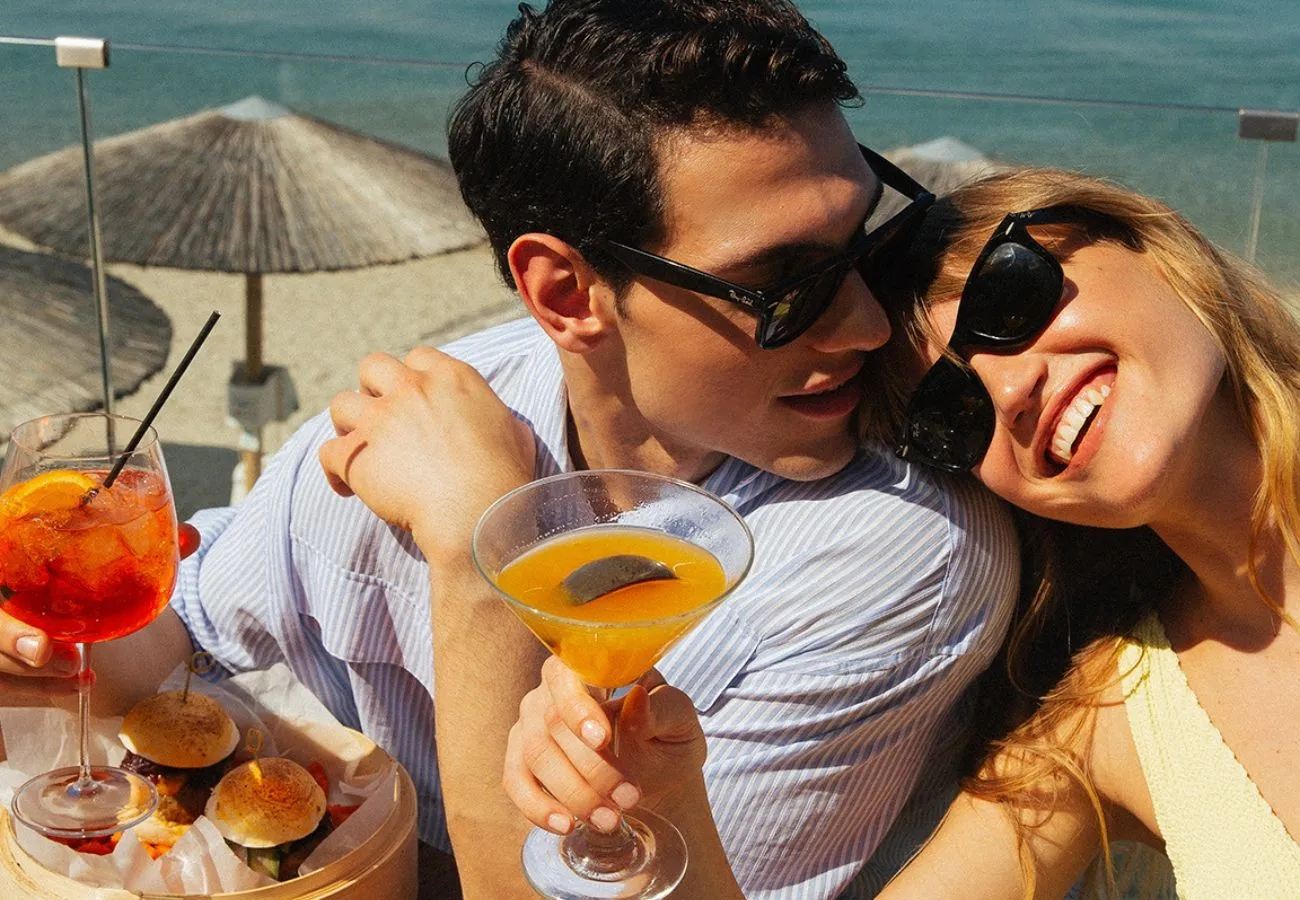 Beachfront Cocktails in Hanioti